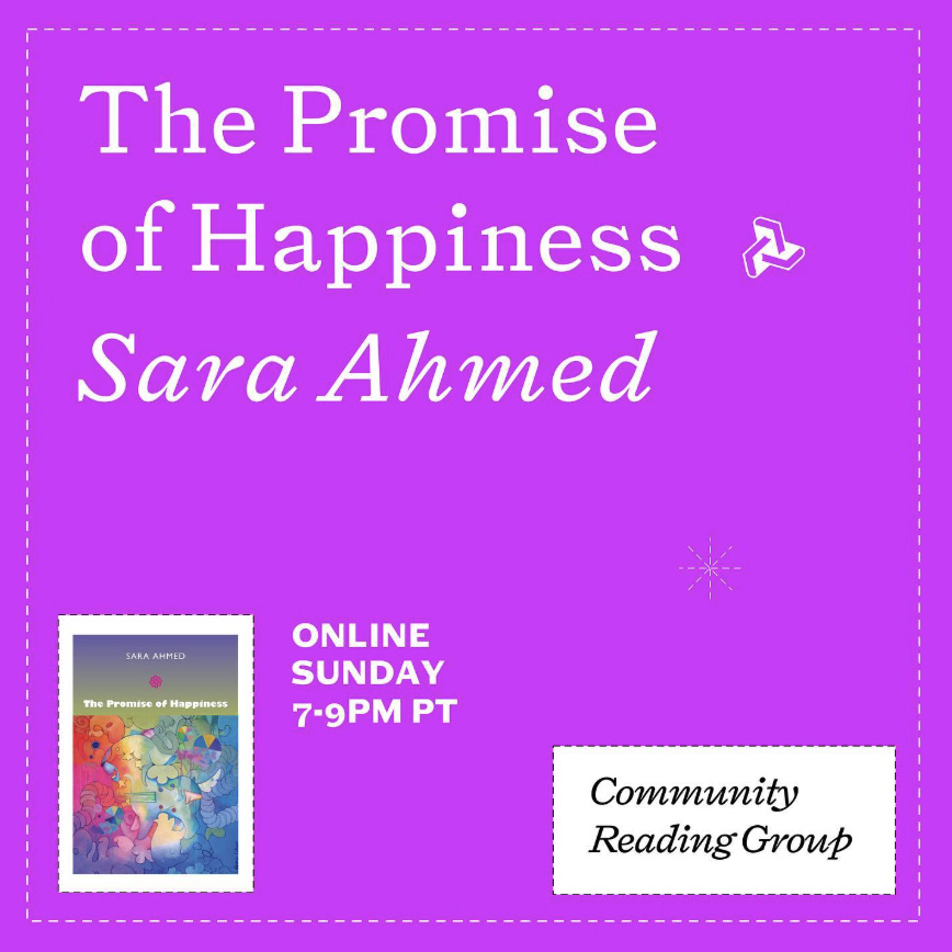 The Promise of Happiness flyer